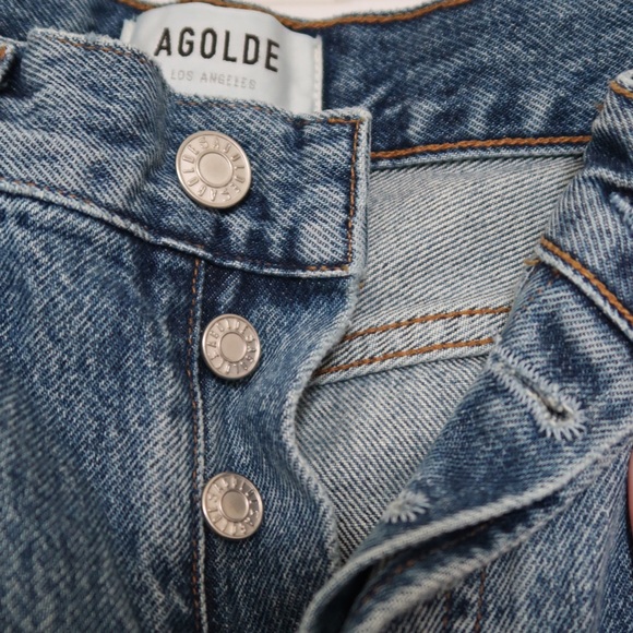 AGOLDE Ripley Mid Rise Straight Jeans Size 24 - Picture 2 of 9